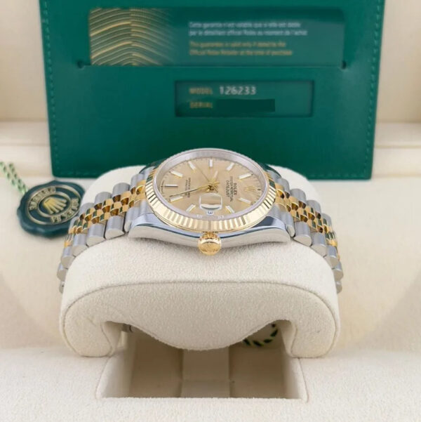 2023 Rolex Datejust 36 Two-Tone Fluted / Palm-Motif / Jubilee - Image 3