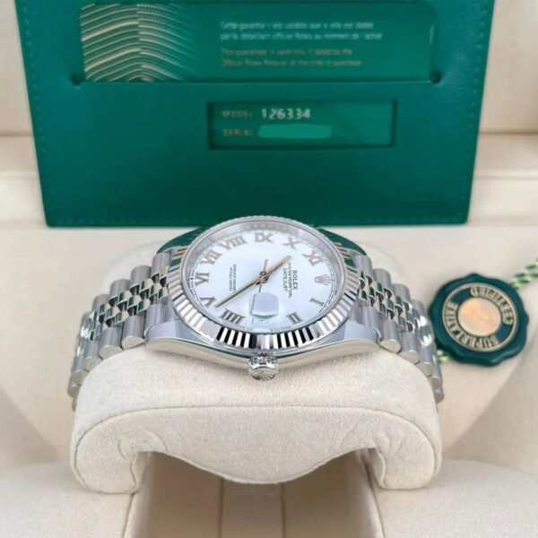 2023 Rolex Datejust 41 Fluted / White / Jubilee - Image 3