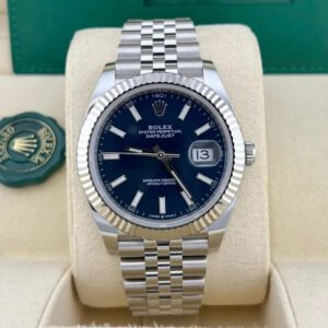 2023 Rolex Datejust 41 Fluted / Blue / Jubilee