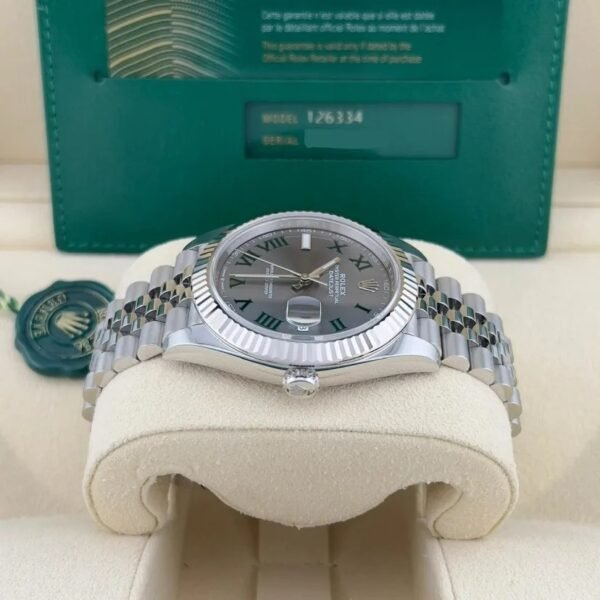 2024 Rolex Datejust 41 “Wimbledon” / Fluted / Jubilee - Image 3