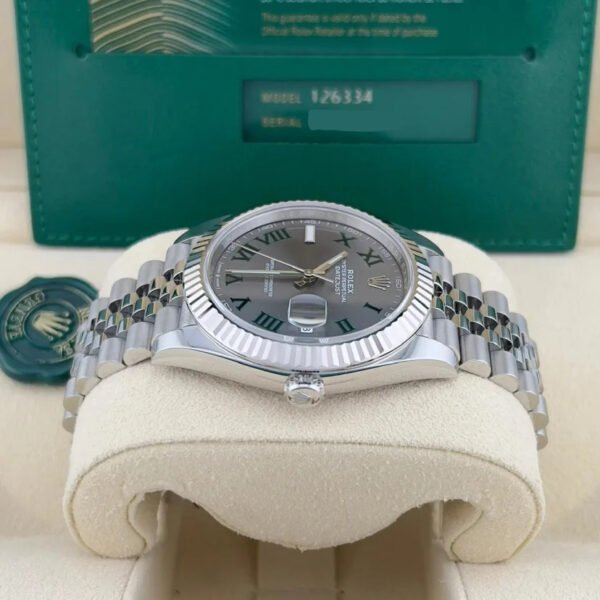 2023 Rolex Datejust 41 “Wimbledon” / Fluted / Jubilee - Image 3