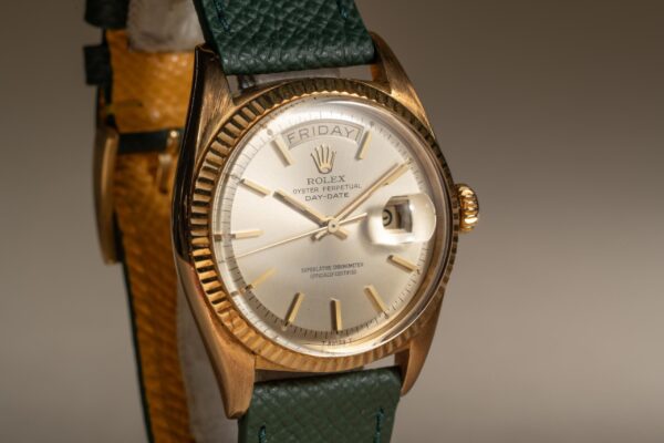 1969 Rolex 18K YG Day-Date 1803 Silver Dial with Box and Papers - Image 4