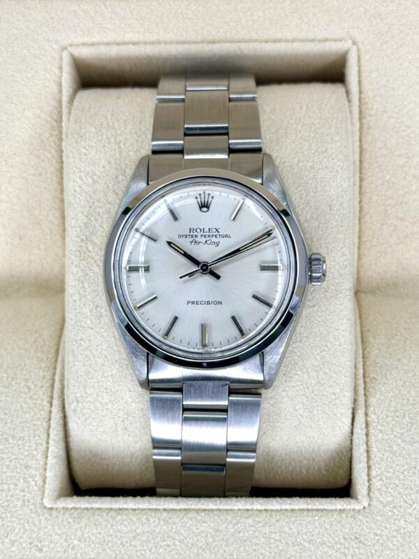 1978 Rolex Air-King 34mm 5500 Stainless Steel Silver Dial