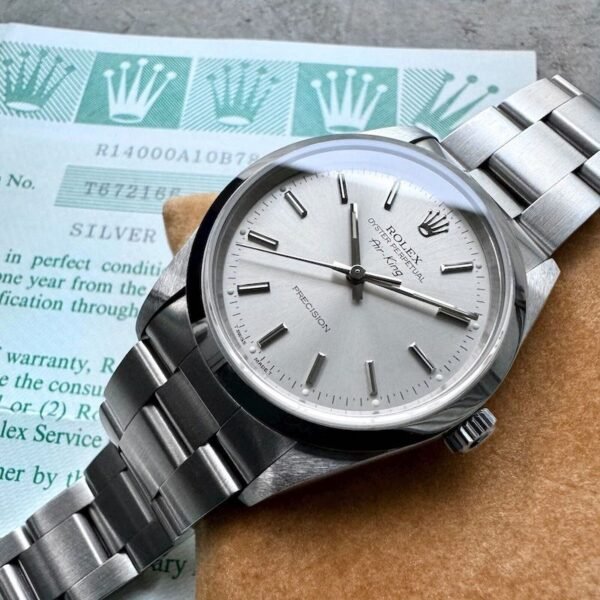 1996 Rolex Air King Silver Dial 14000