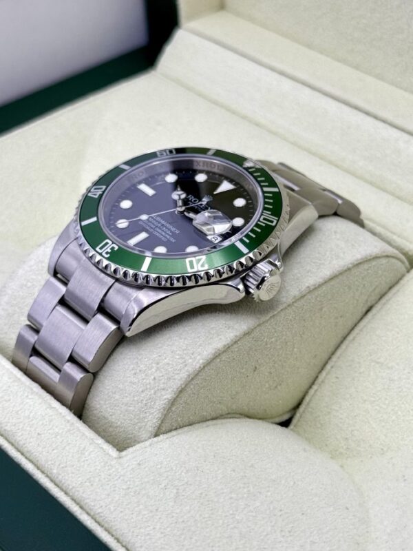 2009 Rolex Submariner “Kermit” 40mm 16610LV Stainless Steel Black Dial - Image 5