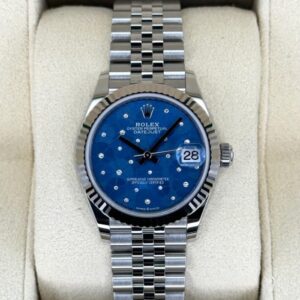 NEW 2024 Rolex Datejust 31mm 278274 Stainless Steel Jubilee Blue Floral Dial