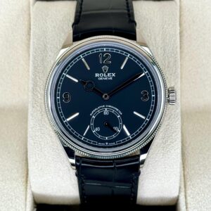 NEW 2024 Rolex Perpetual 1908 39mm 52509 White Gold Black Dial