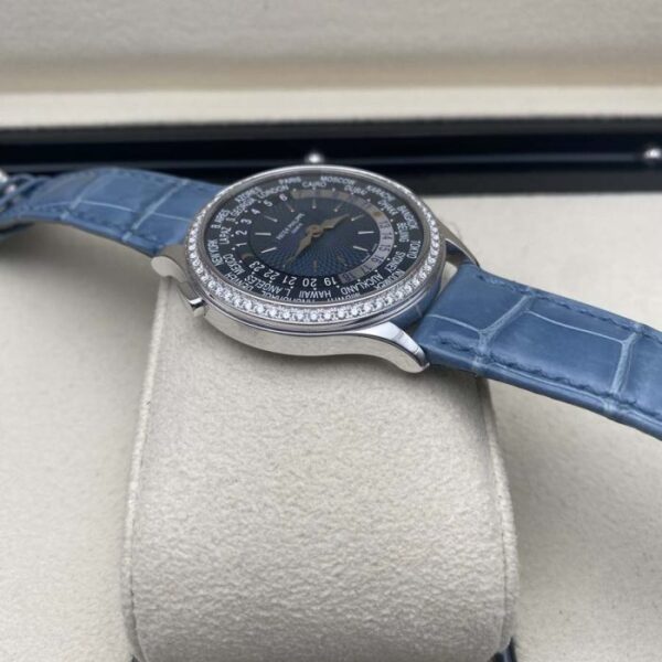 Patek Philippe World Time Complication 36mm 7130G Blue Dial - Image 3