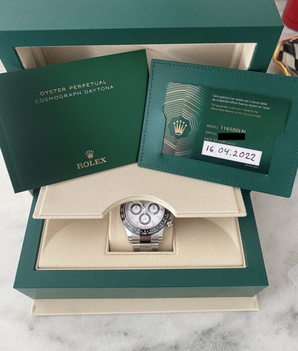 Rolex 116500LN COSMOGRAPH DAYTONA WHITE PANDA DIAL CERAMIC BEZEL 2022 UNWORN