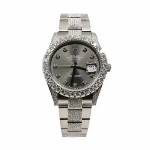 Rolex 126300 Datejust 41mm Customized with Diamonds Watch