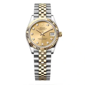 Rolex Datejust 31mm 278273 Stainless Steel and Yellow Gold Champagne Diamond Watch