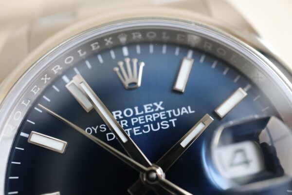 Rolex Datejust 36 Blue Stick Dial Ref. 126200 Oyster Complete - Image 2