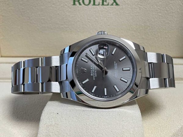 Rolex Datejust 41 Rhodium 126300 LNIB - Image 3