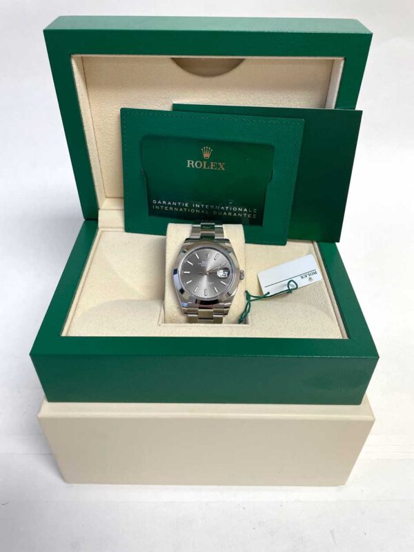 Rolex Datejust 41 Rhodium 126300 LNIB - Image 5