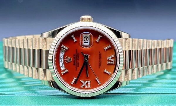 Rolex Day-Date. President. Carnelian Dial. 128238. Rare! - Image 2