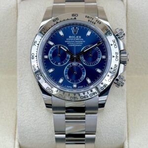 Rolex Daytona 40mm 116509 White Gold Blue Dial