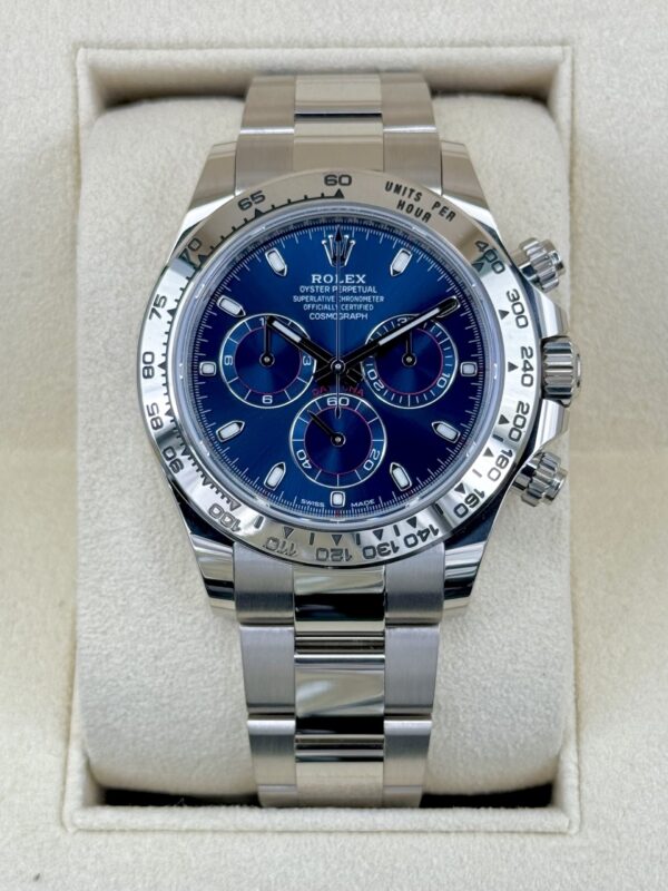 Rolex Daytona 40mm 116509 White Gold Blue Dial