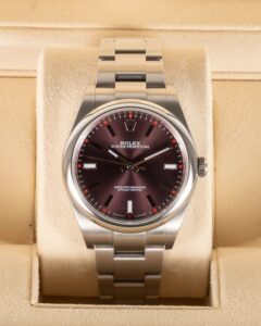 Rolex Oyster Perpetual 114300 Purple