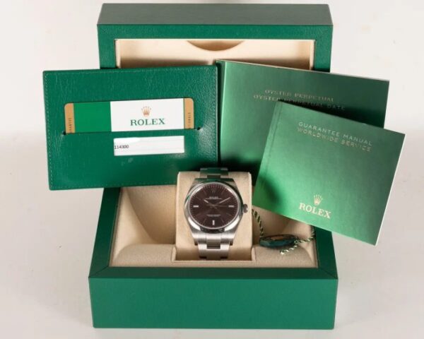 Rolex Oyster Perpetual 114300 Purple - Image 5