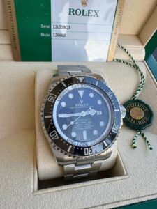 Rolex Sea Dweller Deepsea James Cameron 126660 watch and card -1 link 2018